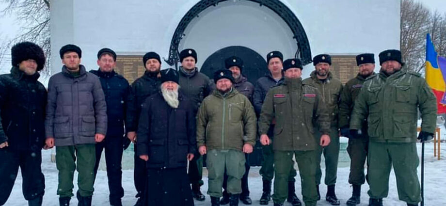 В Наро-Фоминском округе состоялось вручение знаков Союза донских казаков.